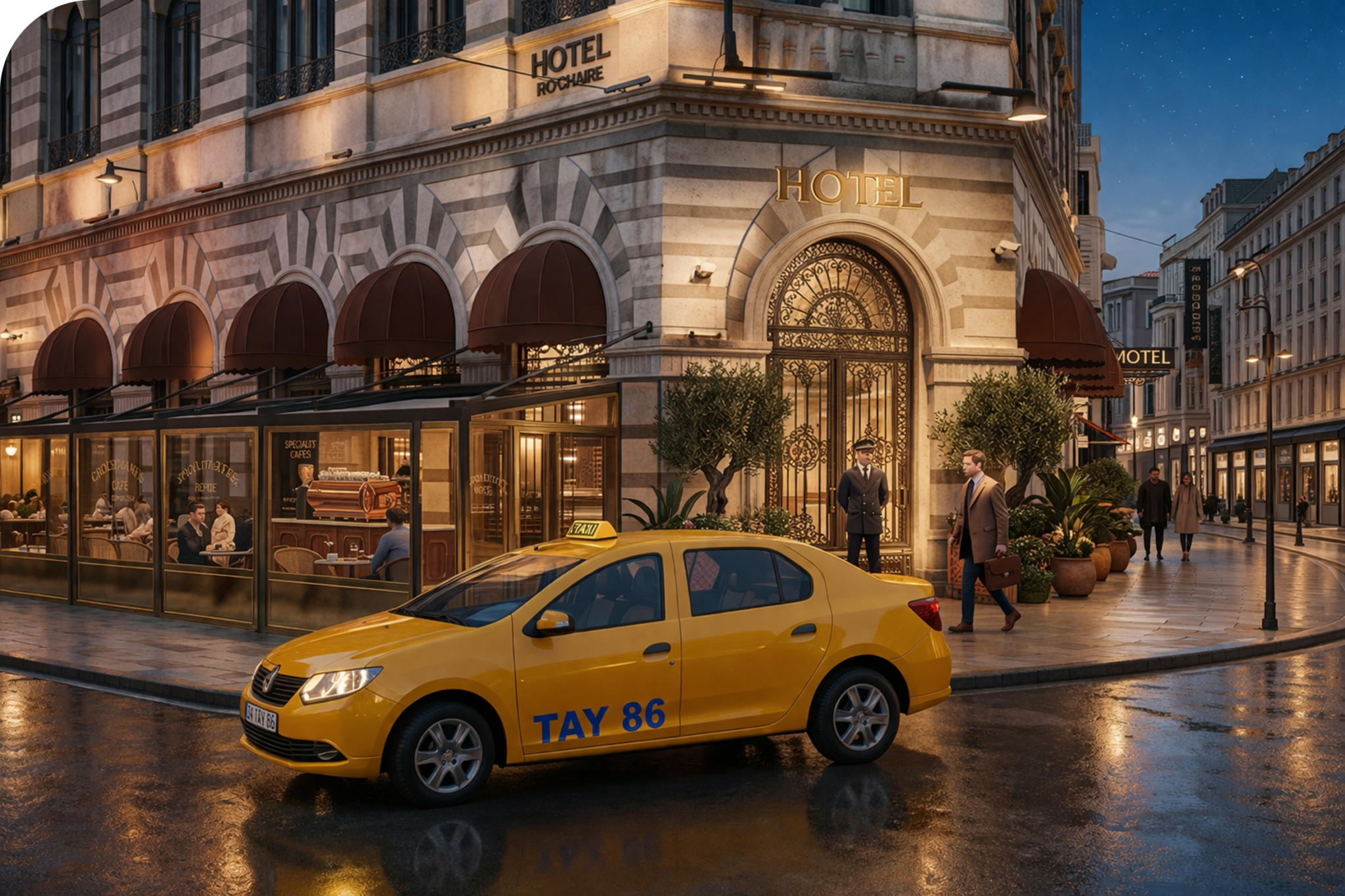 Hotel taxi transfer service – reliable guest transport for hotels near me